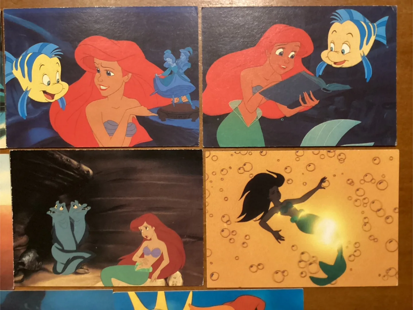8. 1991 DISNEY “THE LITTLE MERMAID” Movie Trading Cards image indicator(3)