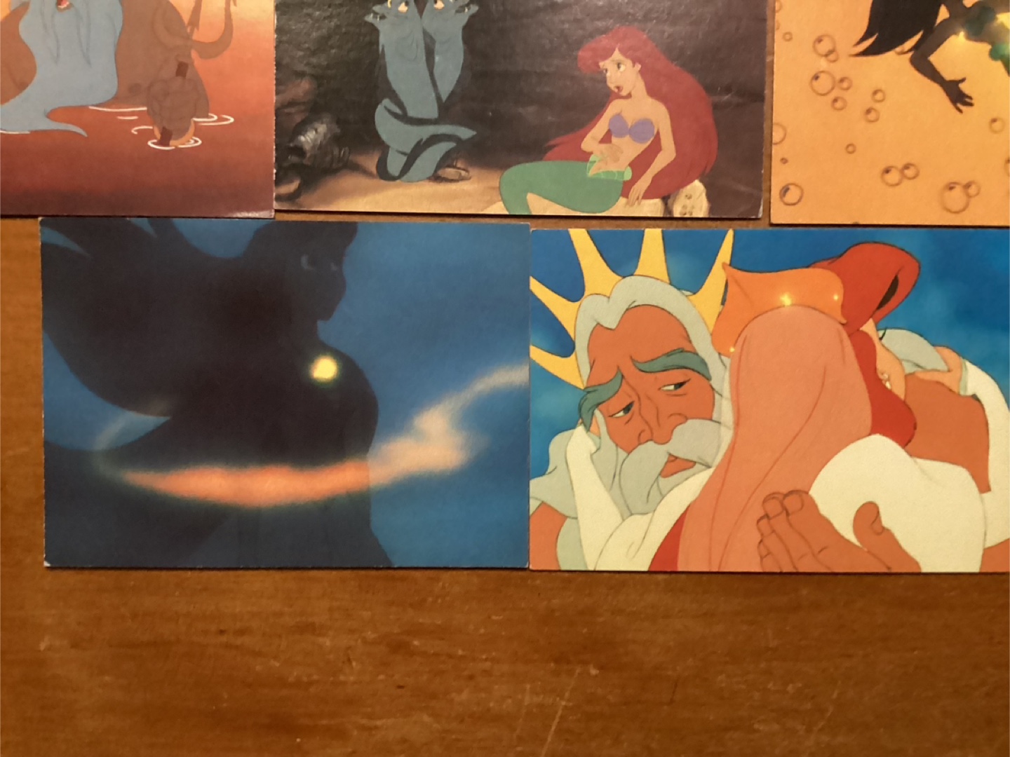 8. 1991 DISNEY “THE LITTLE MERMAID” Movie Trading Cards - photo 4