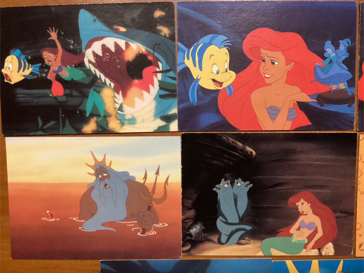 8. 1991 DISNEY “THE LITTLE MERMAID” Movie Trading Cards - photo 2