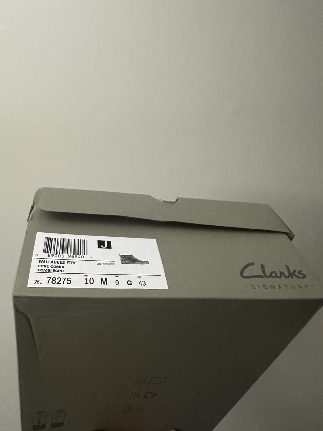 Clarks Wallabee2 Ftre Combi Ecru, Size 10M - photo 3