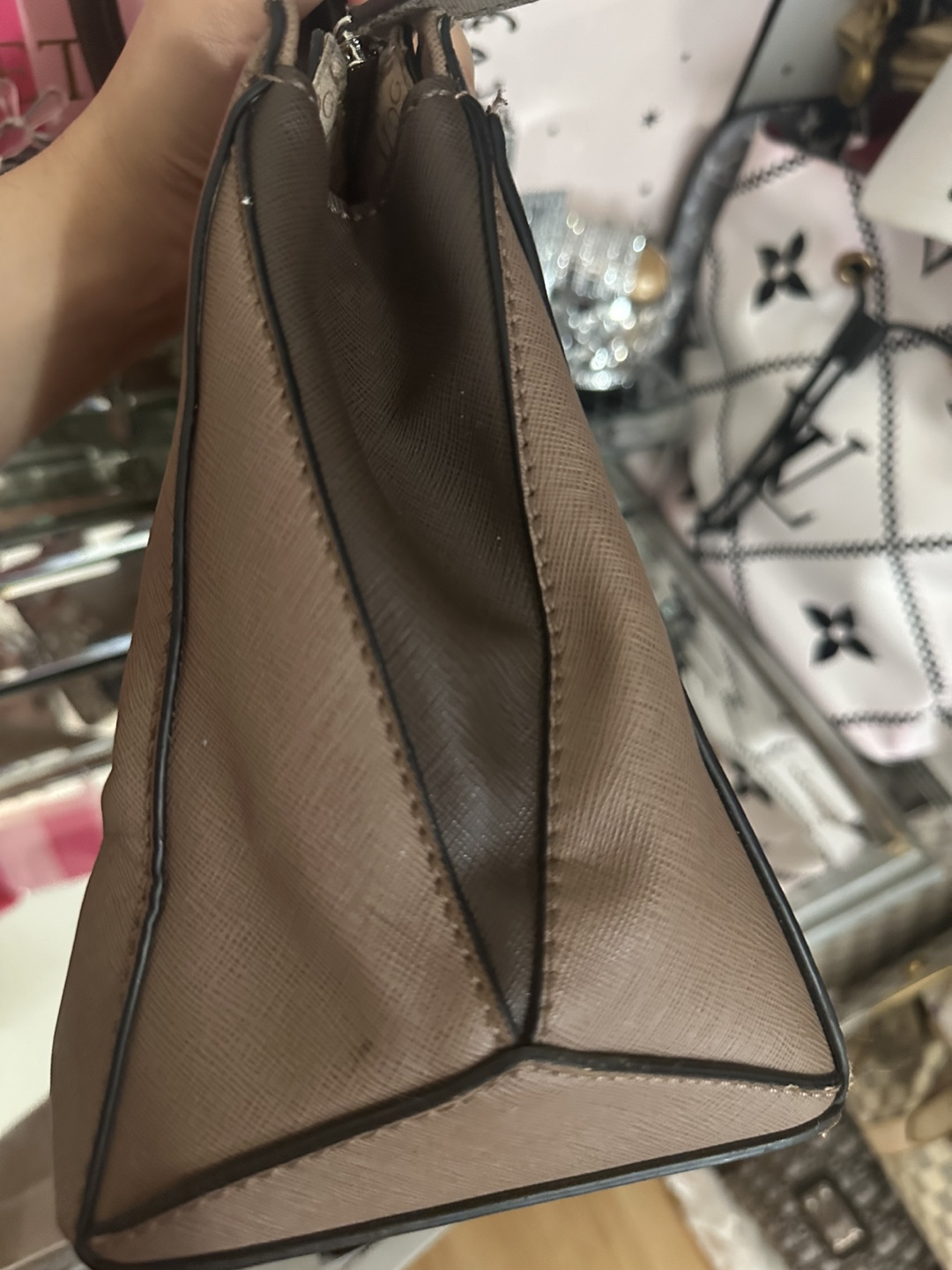 Guess Satchel Bag - Taupe - photo 2