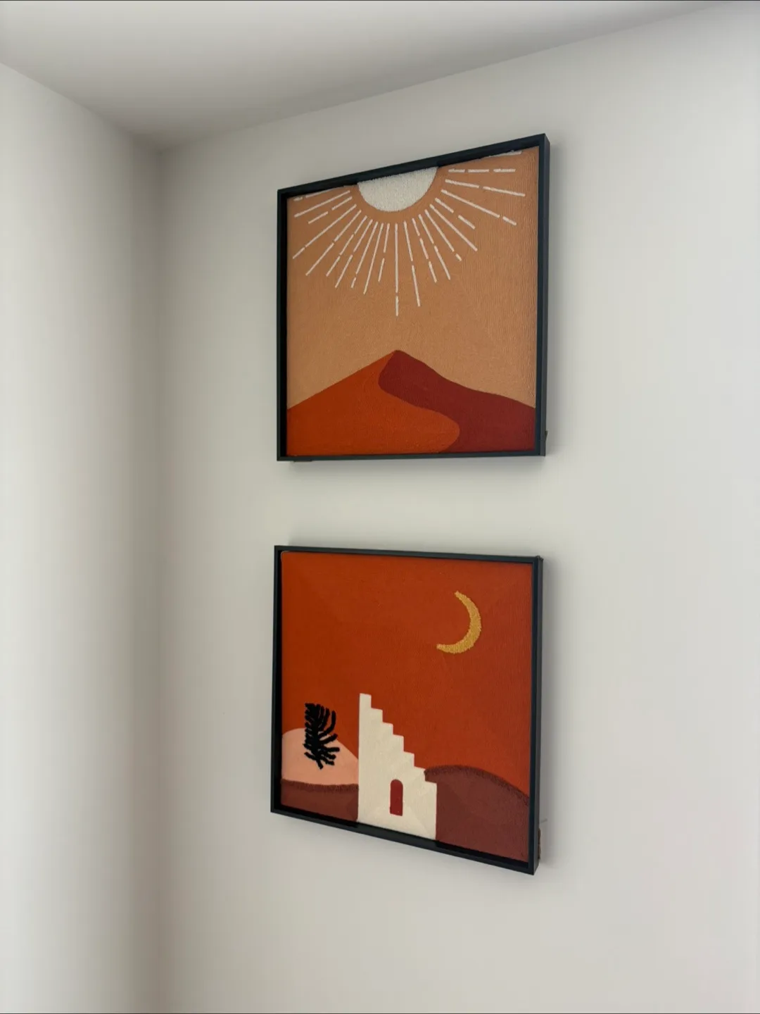 Framed Textile Art - Desert Theme thumbnail