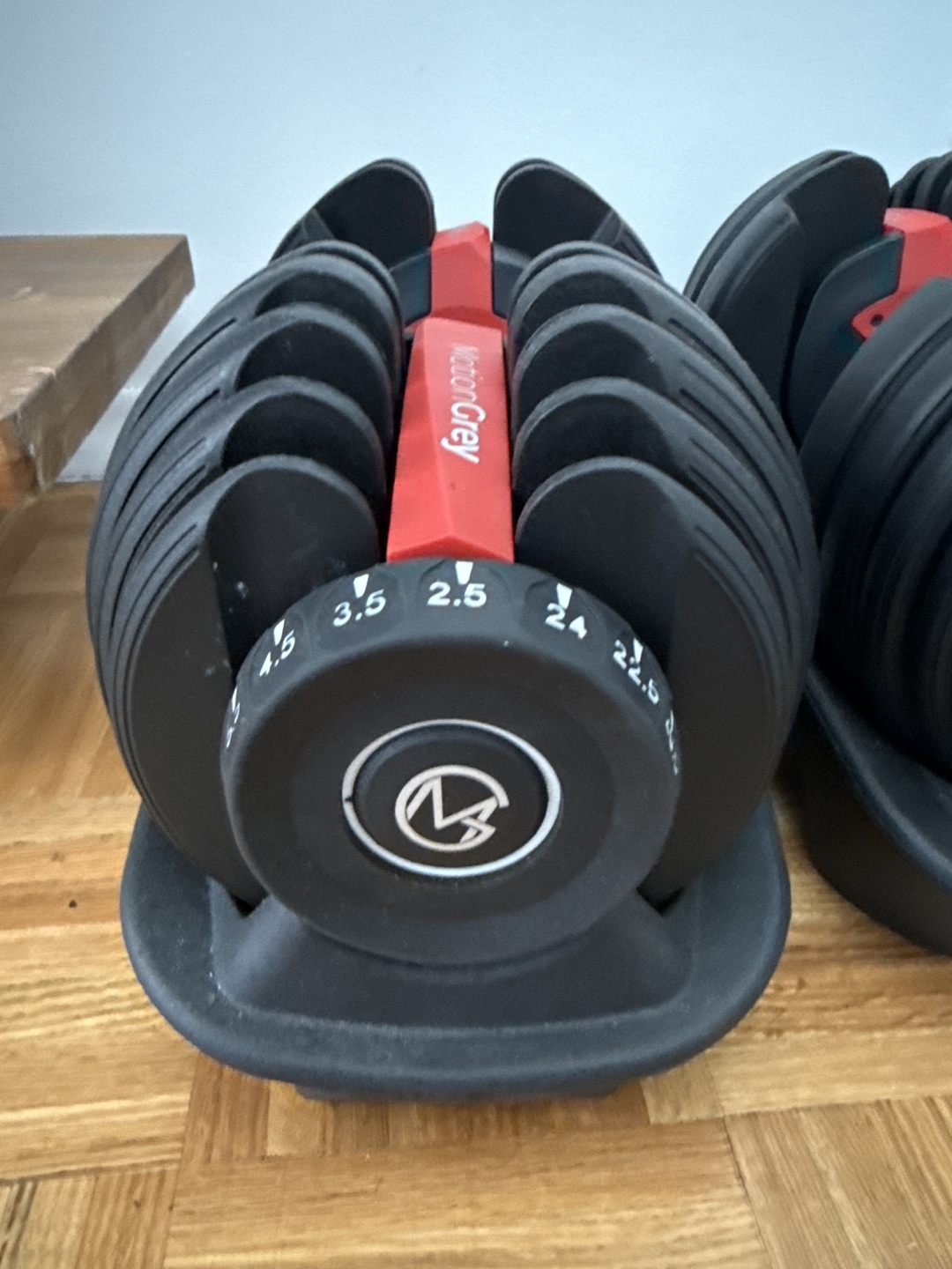 MotionGrey Adjustable Dumbbell Set - photo 4
