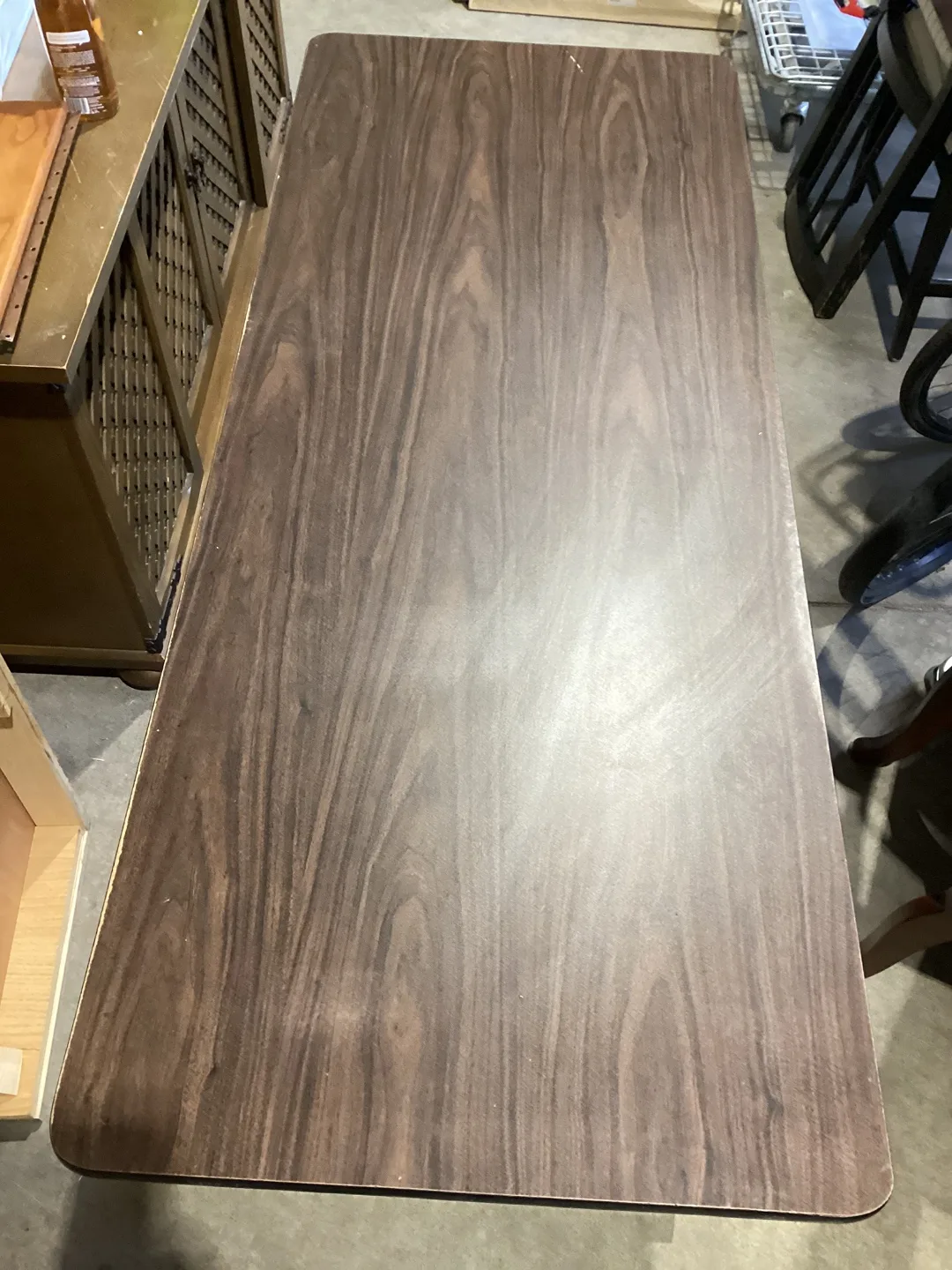 Adjustable Height Table - Brown thumbnail
