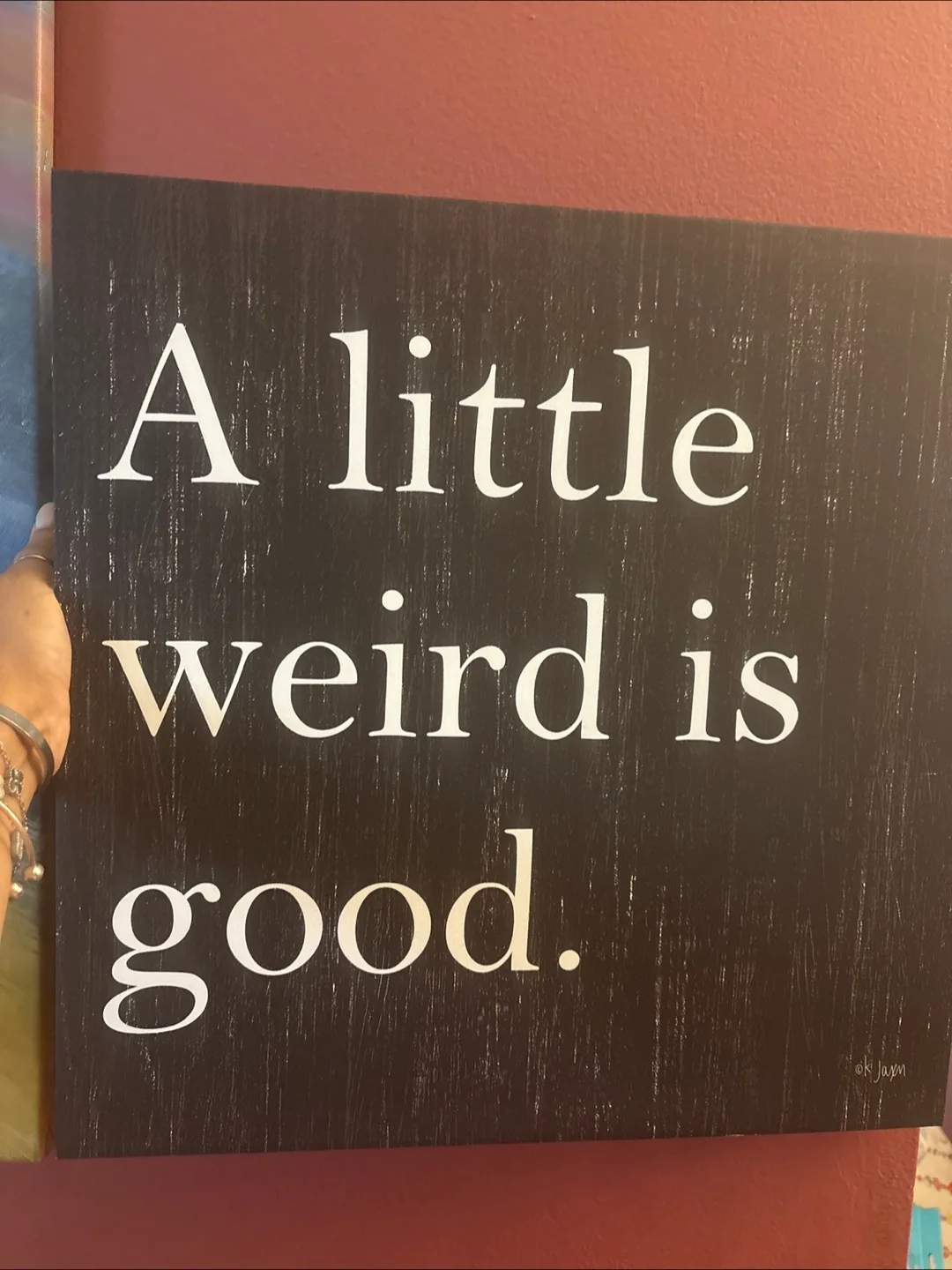 A Little Weird Is Good Wall Art image indicator(4)