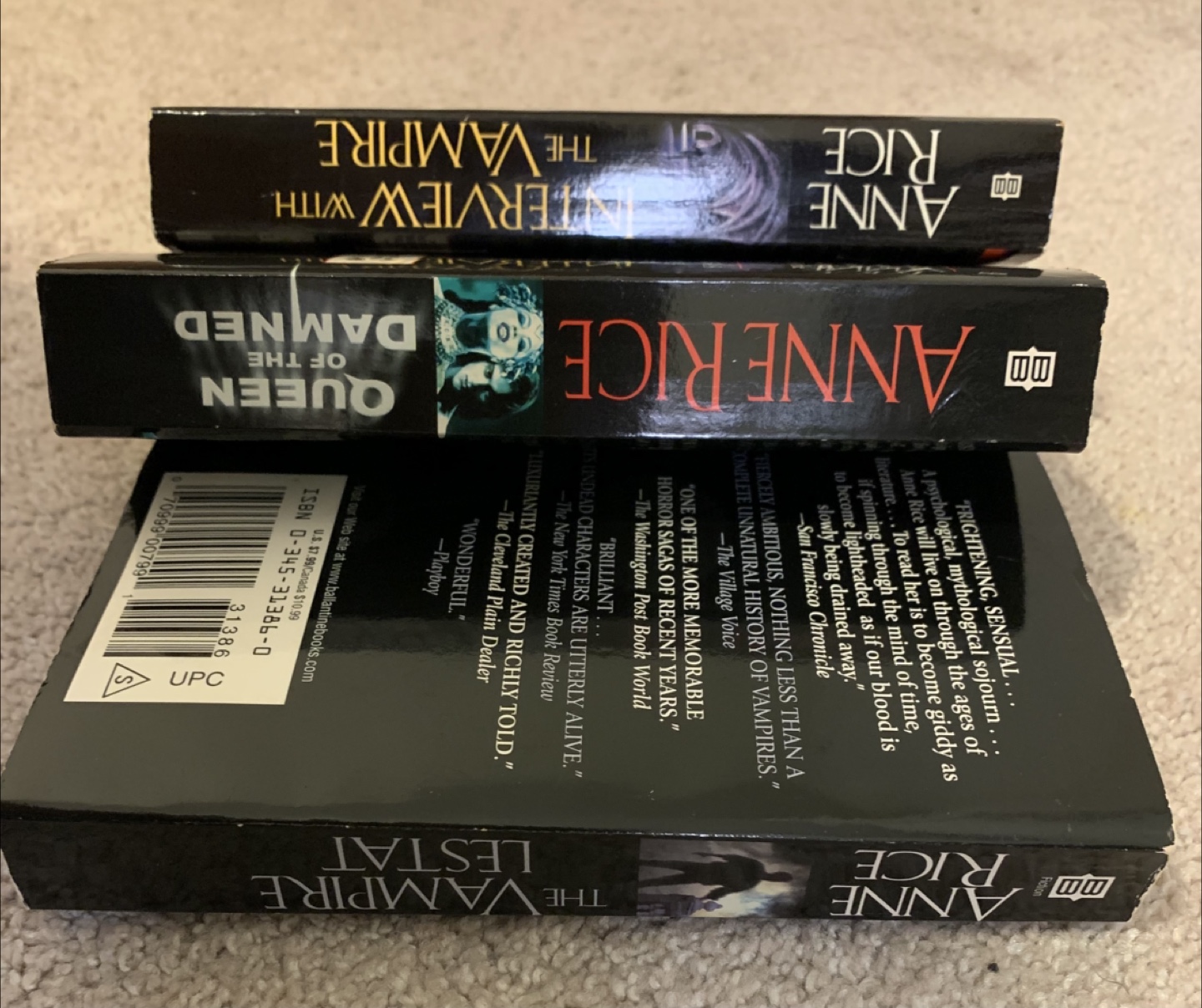 Anne Rice Vampire Chronicles Books - photo 3