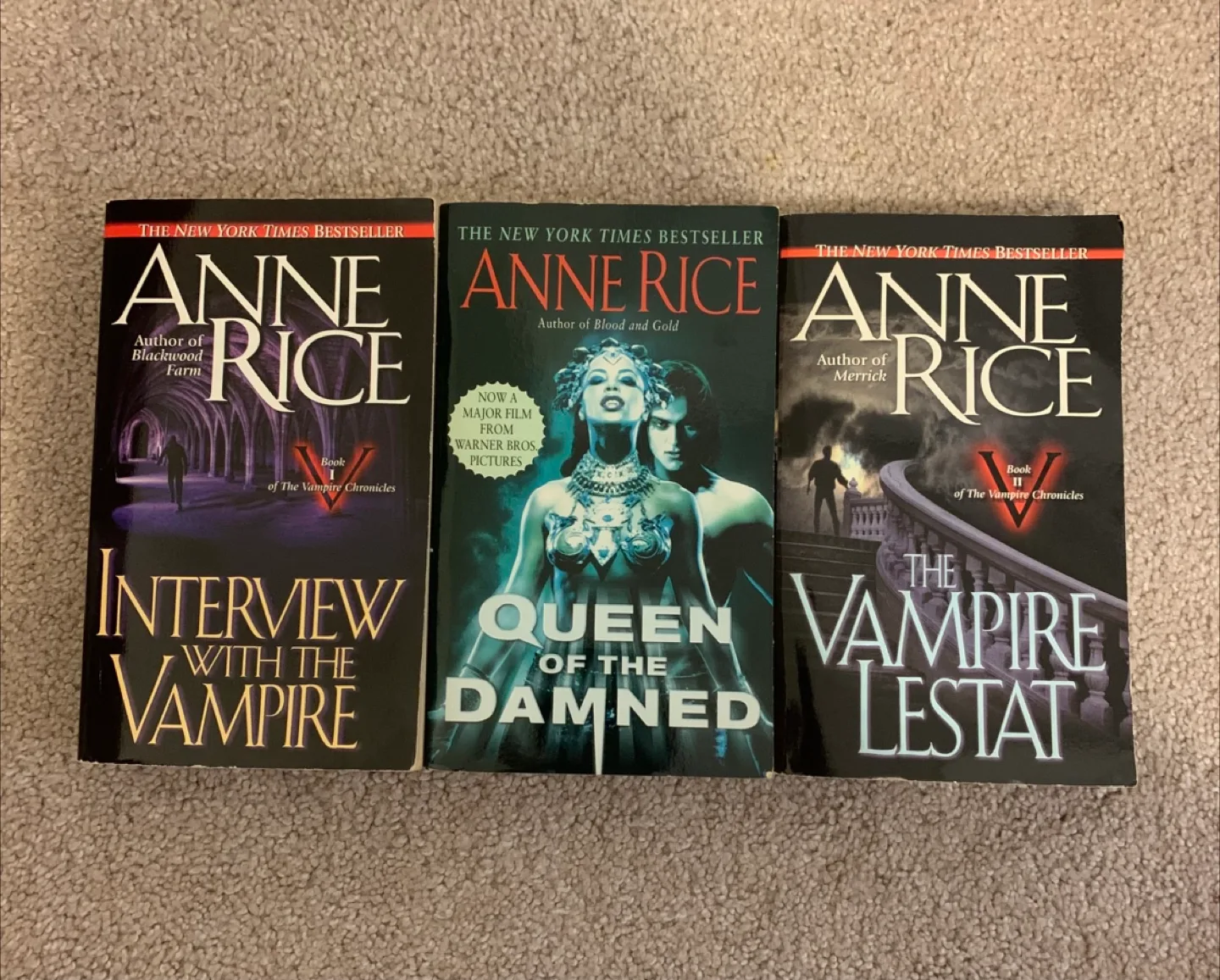 Anne Rice Vampire Chronicles Books