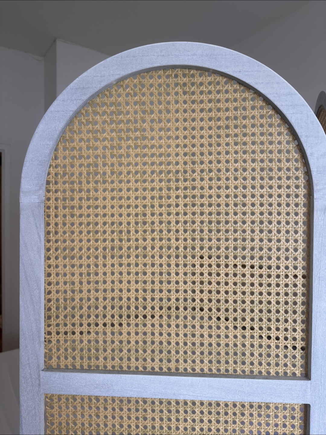 Rattan Wood Room Divider - photo 2