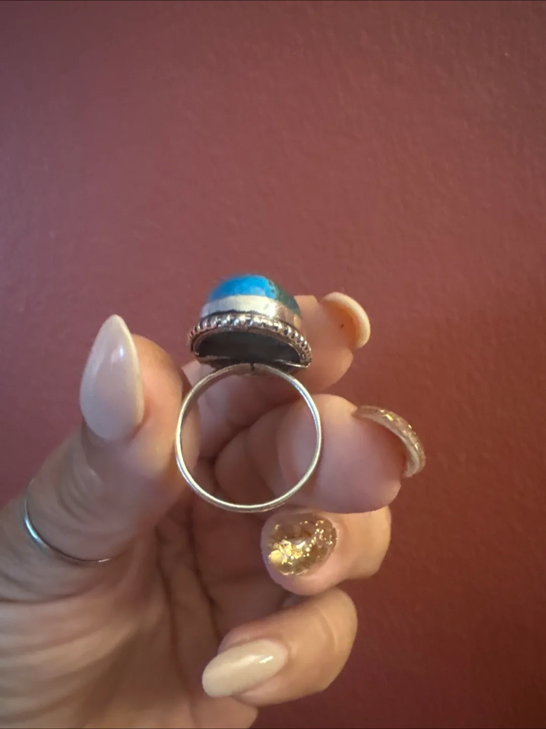 Turquoise Ring  925 Sterling Silver image indicator(3)