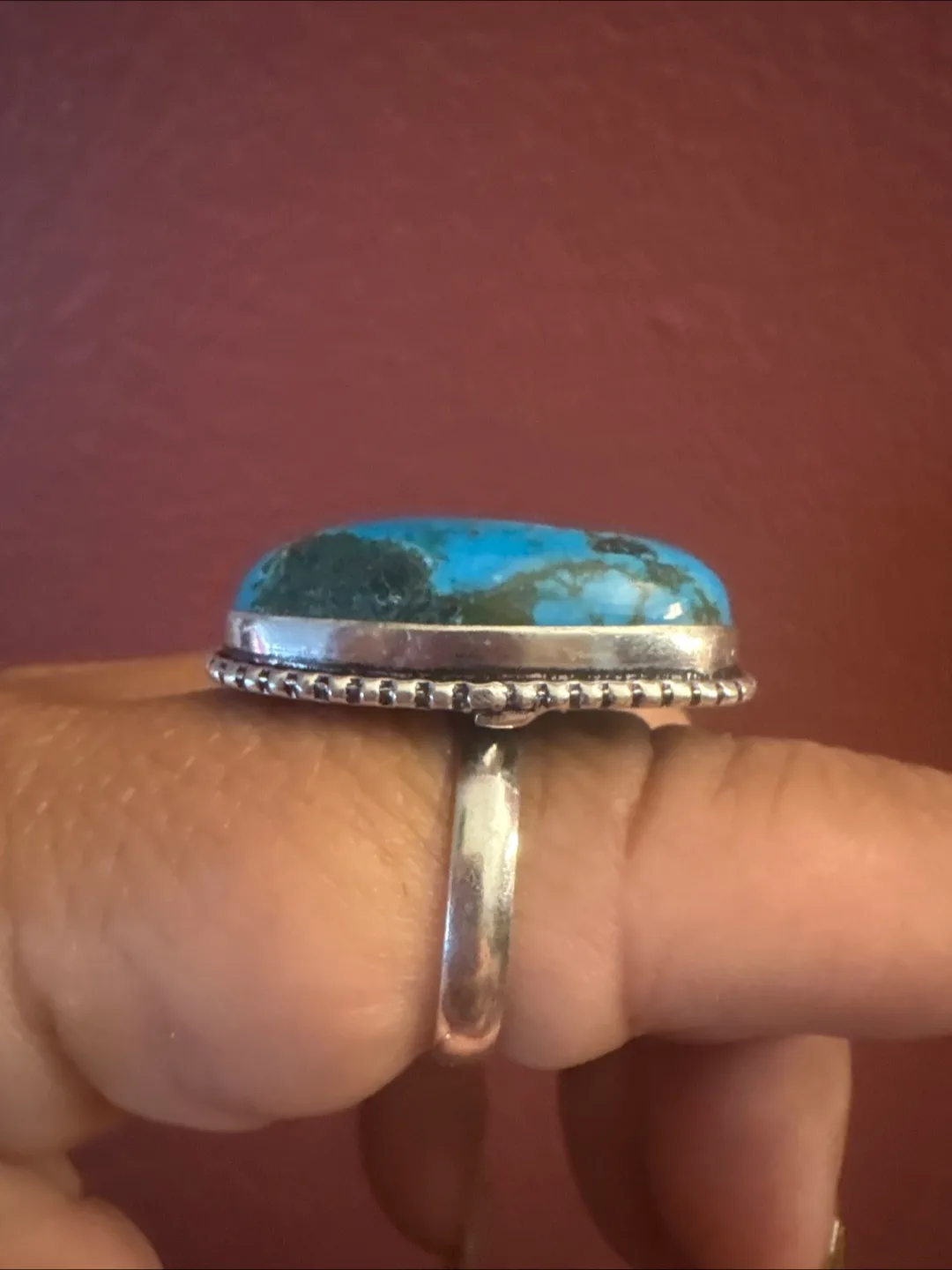 Turquoise Ring  925 Sterling Silver image indicator(6)