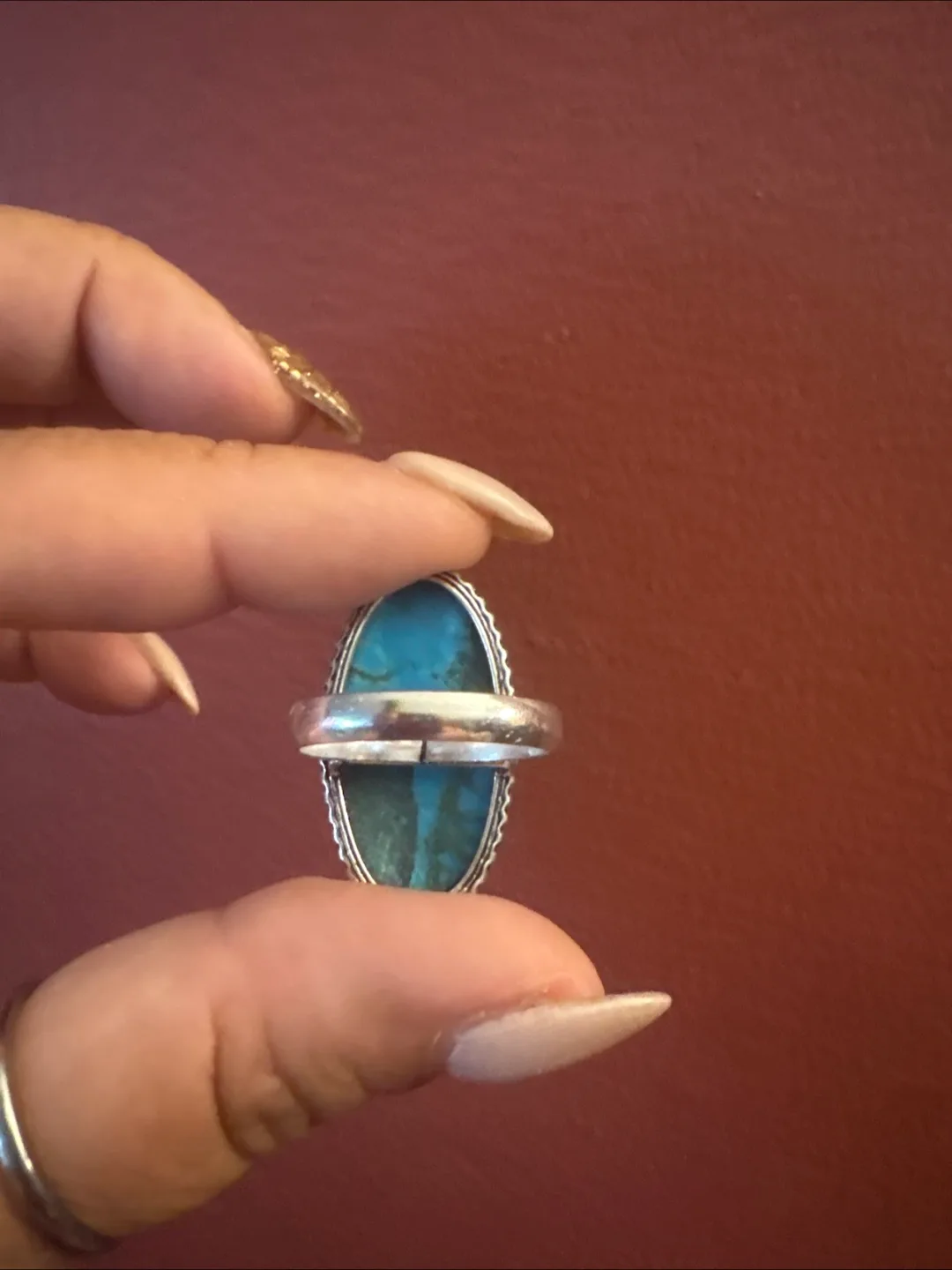Turquoise Ring  925 Sterling Silver image indicator(4)