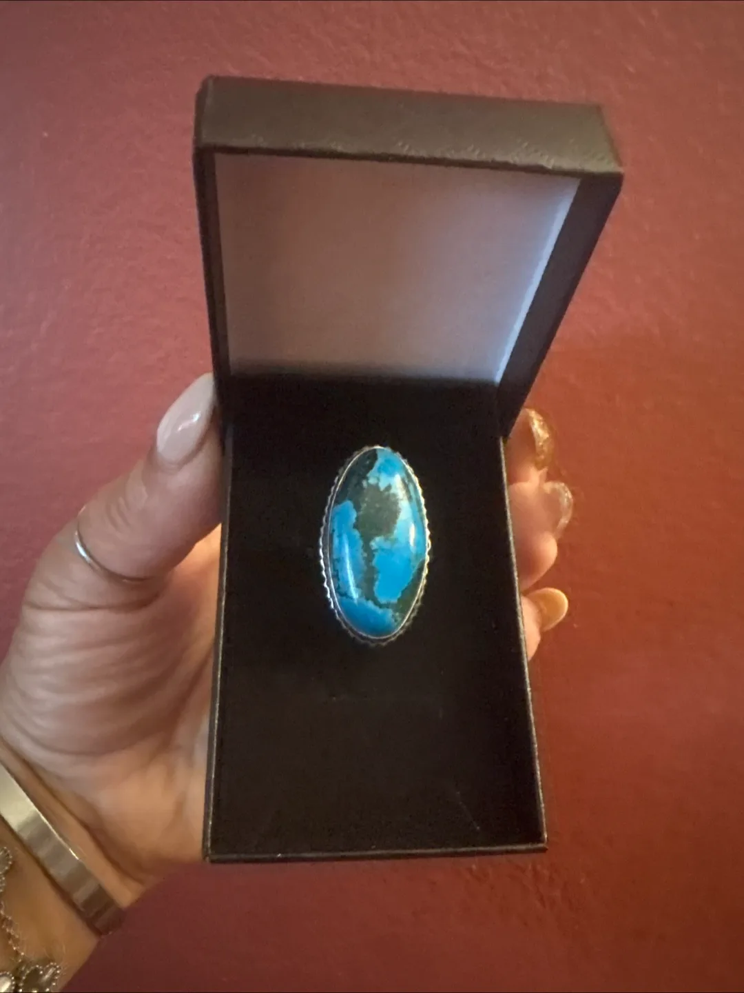 Turquoise Ring  925 Sterling Silver image indicator(7)