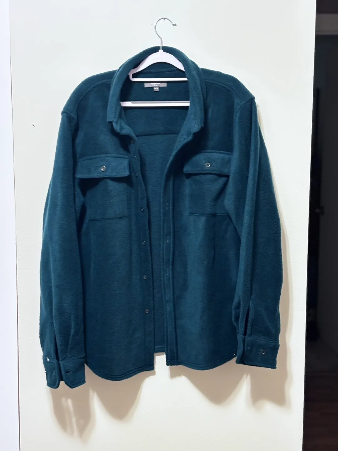 Mountain Ridge Fleece Shirt/Jacket-Forest Green XL thumbnail