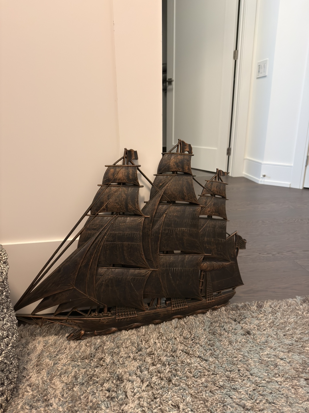 Vintage 1962 Copper Wall Mounted Ship