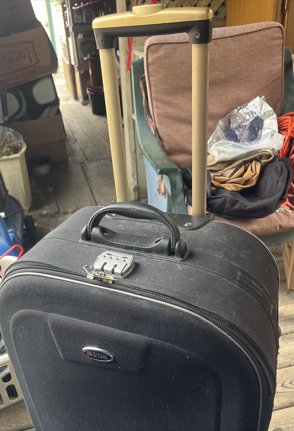 Diesel Black Carry-On Luggage - photo 3