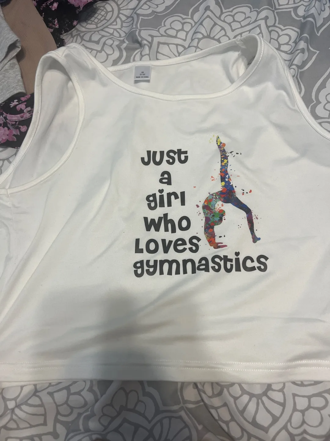 Girl's Gymnastics Tank Top, Size 13-14 thumbnail