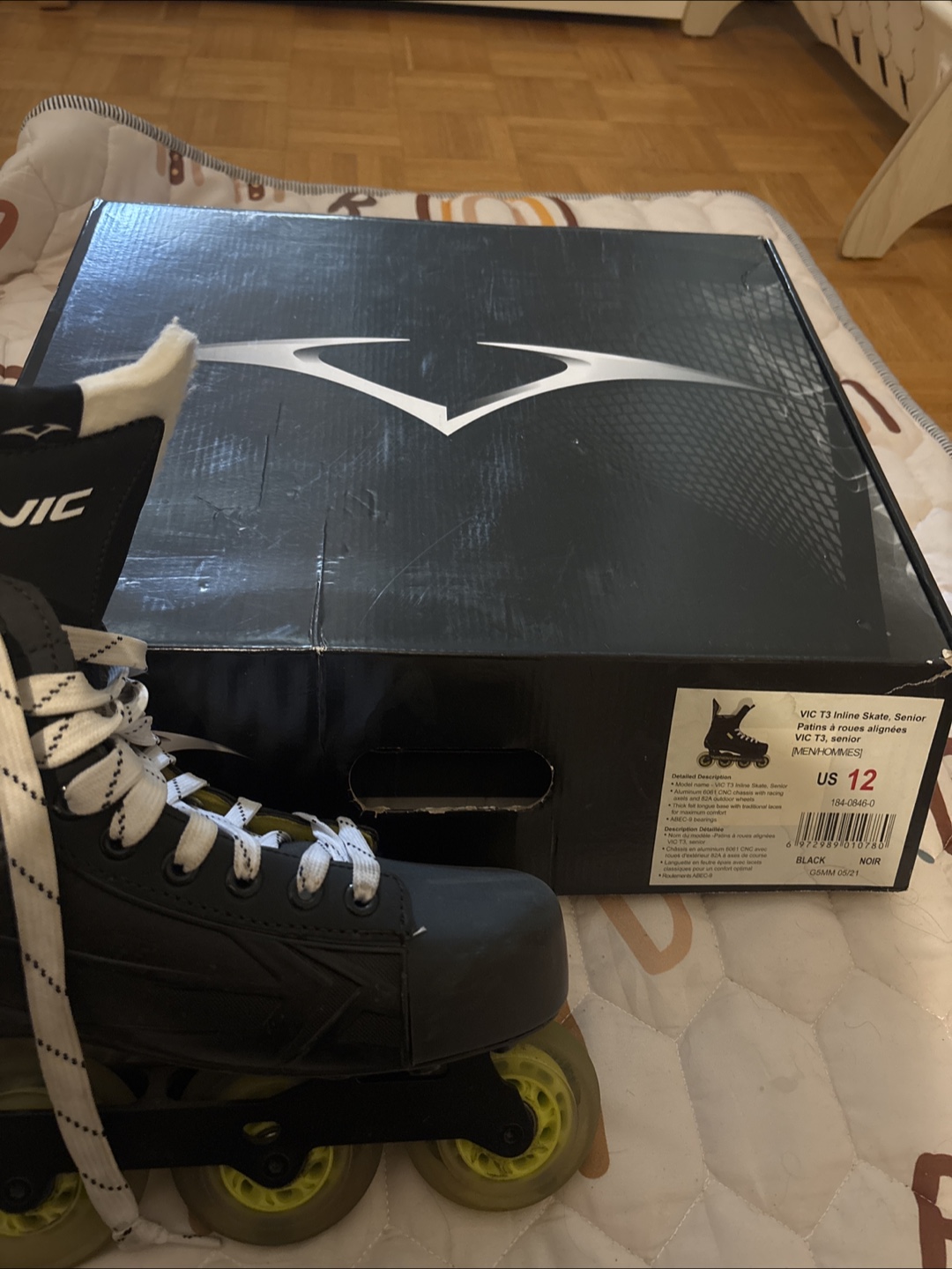 VIC T3 Inline Skates - Senior, US 12 - photo 2