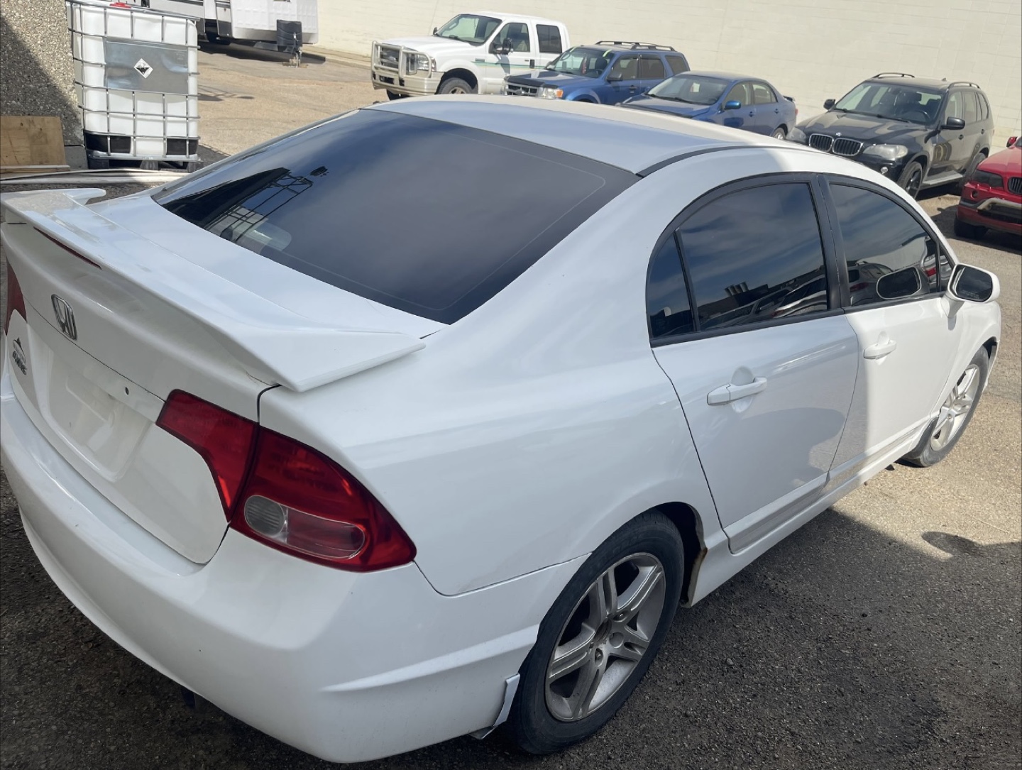 White Honda Civic Sedan - photo 4