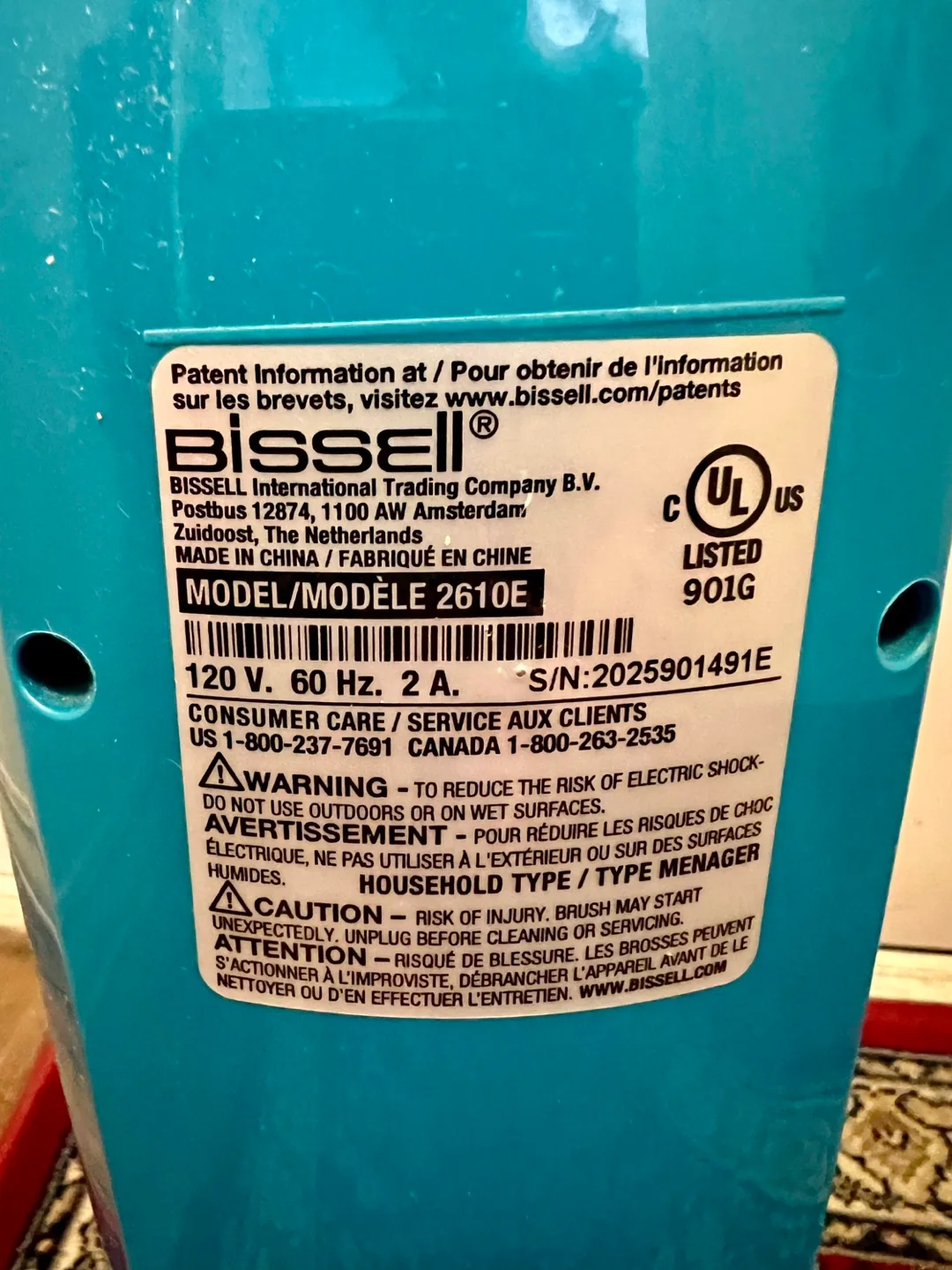 Bissell FeatherWeight Turbo Vacuum - Model 2610E image indicator(3)