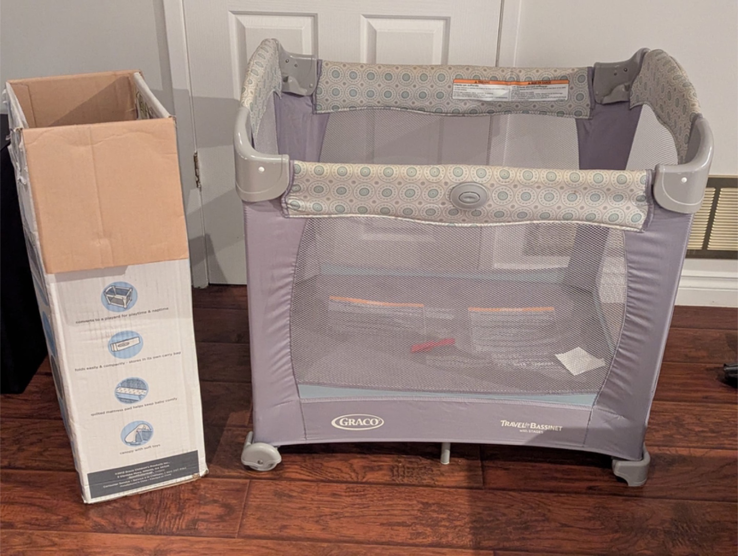 Graco Travel Bassinet Mini Stratus