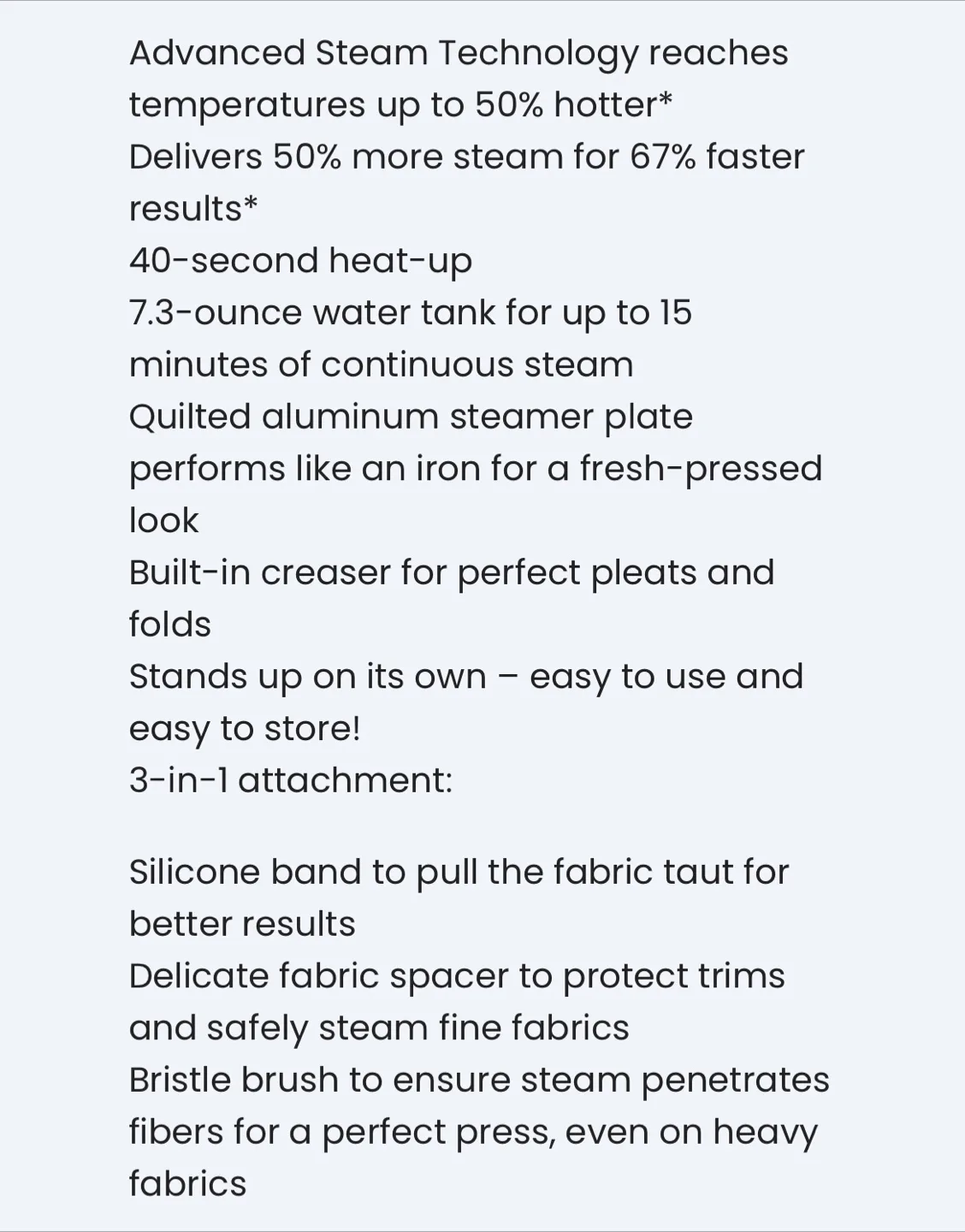 Conair Steamer - Steam & Press with Turbo image indicator(5)