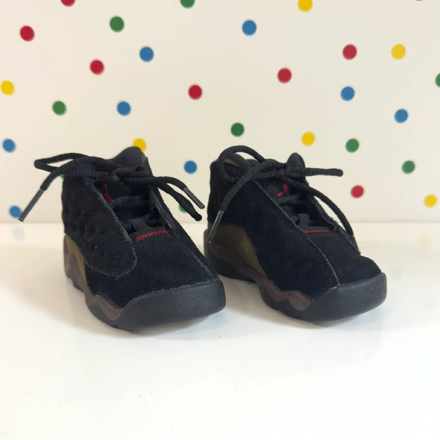 Jordan 13 Retro Toddler Shoes - Black/Olive - Toddler SZ 5C thumbnail