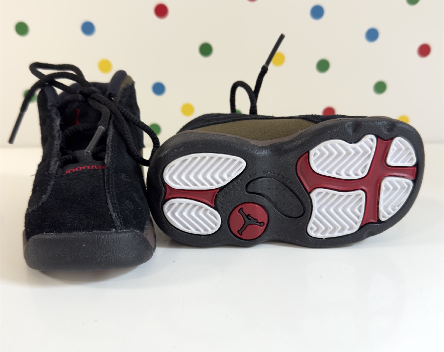 Jordan 13 Retro Toddler Shoes - Black/Olive - Toddler SZ 5C - photo 3