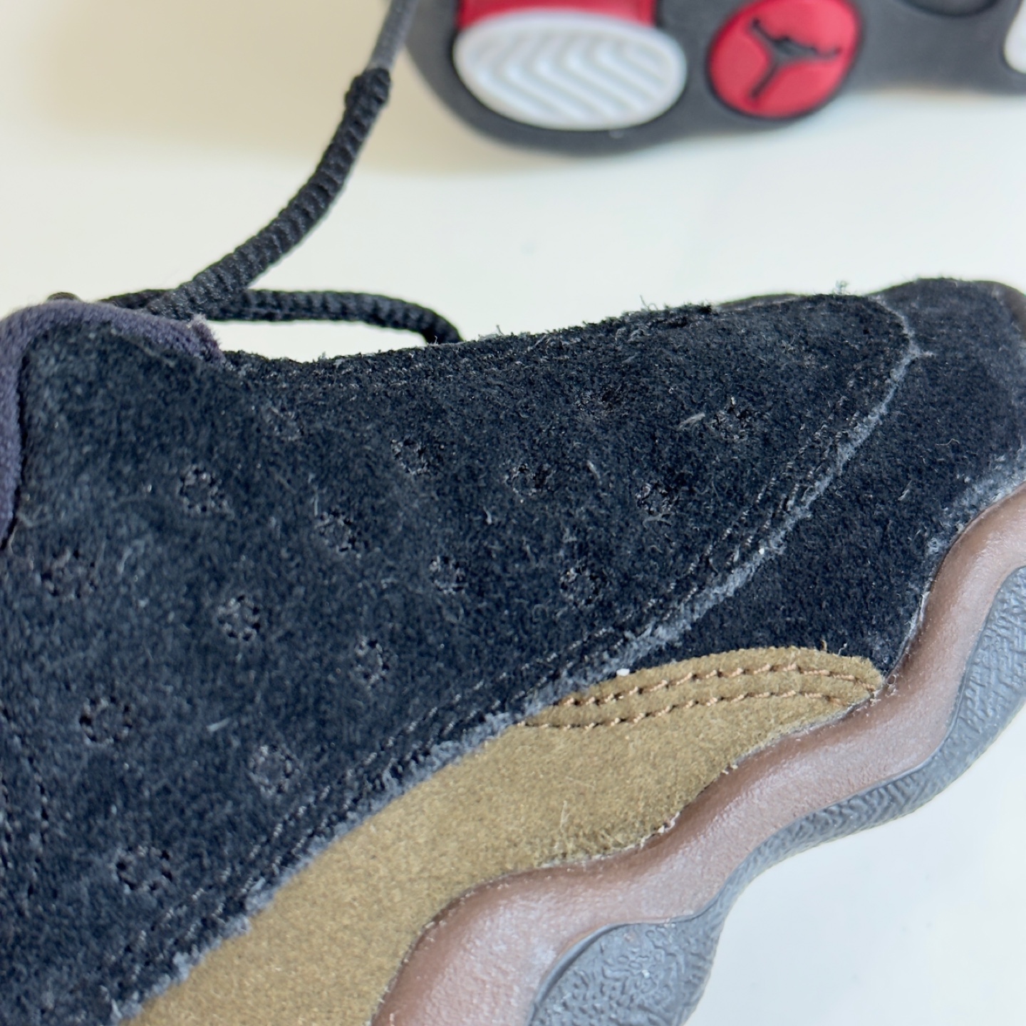 Jordan 13 Retro Toddler Shoes - Black/Olive - Toddler SZ 5C - photo 4