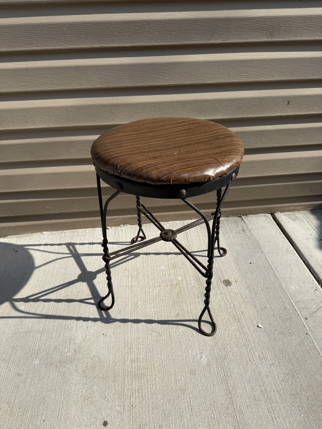 Vintage Style Stool - 18" Height