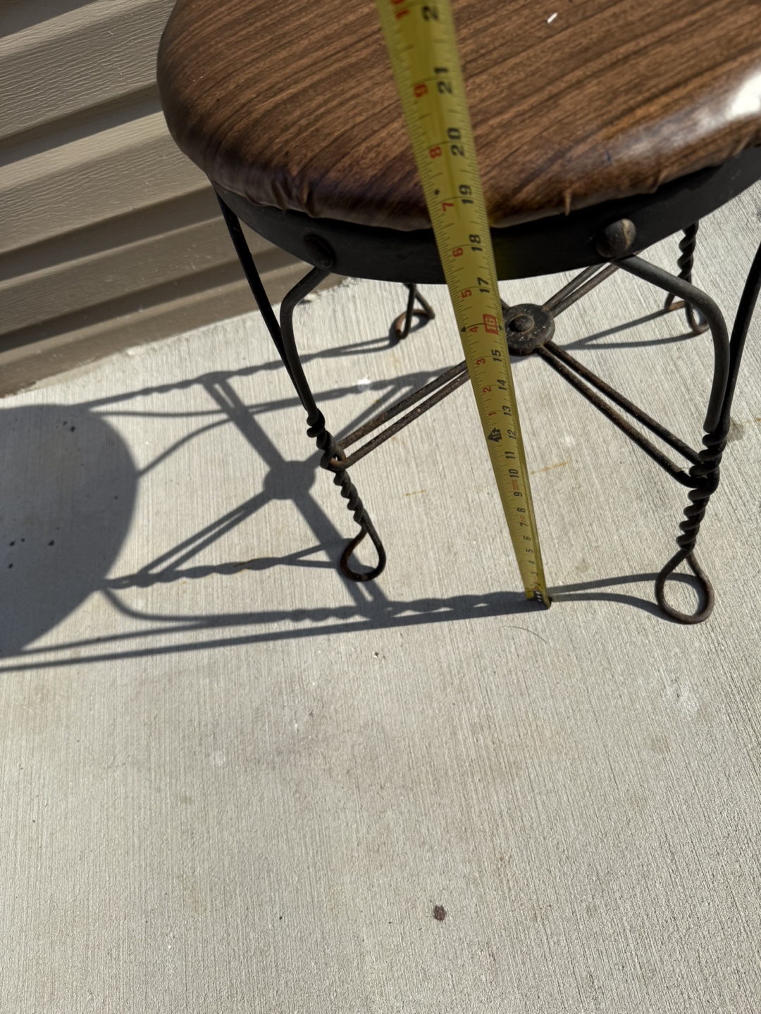 Vintage Style Stool - 18" Height - photo 4