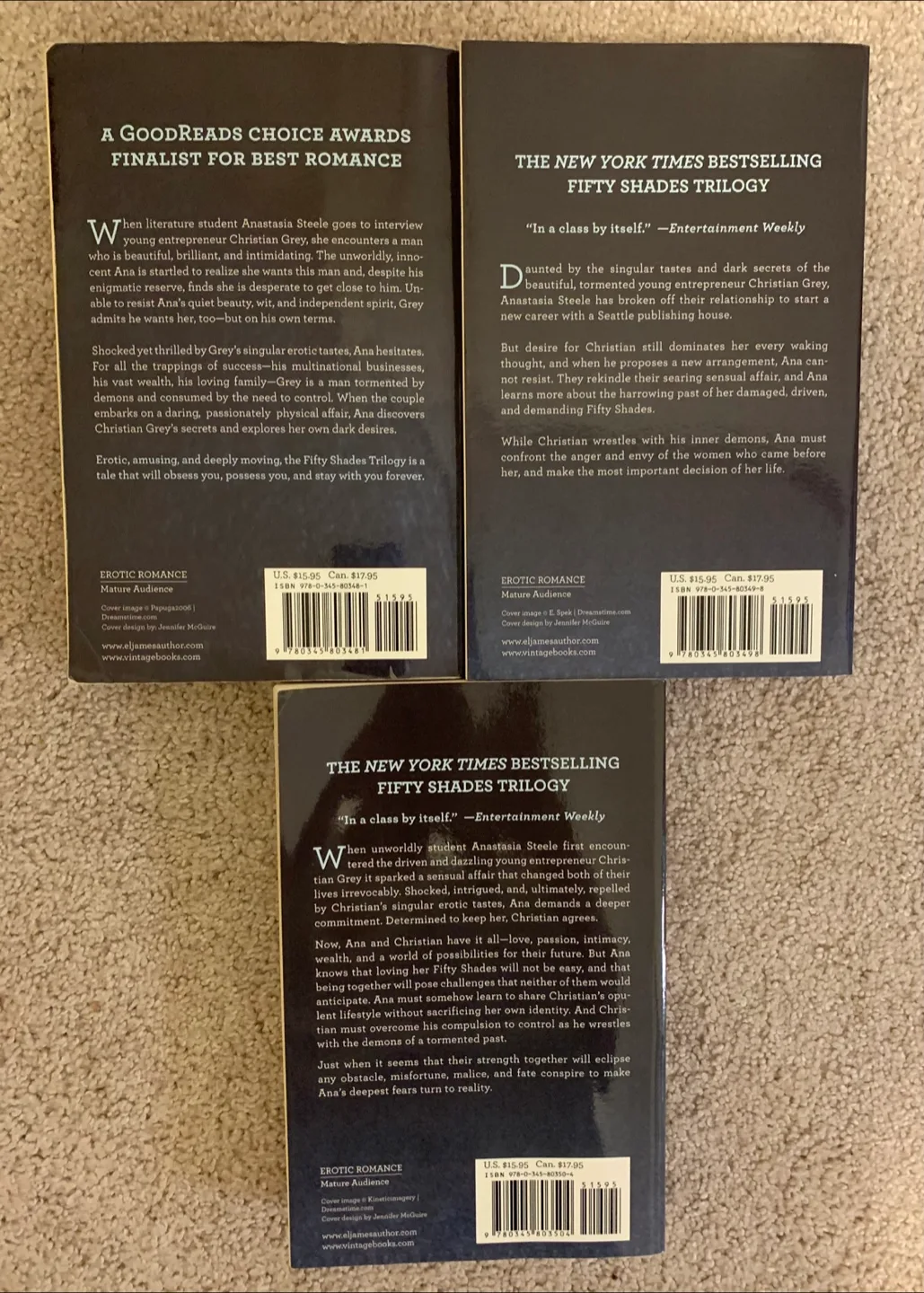 Fifty Shades Trilogy by E.L. James image indicator(2)