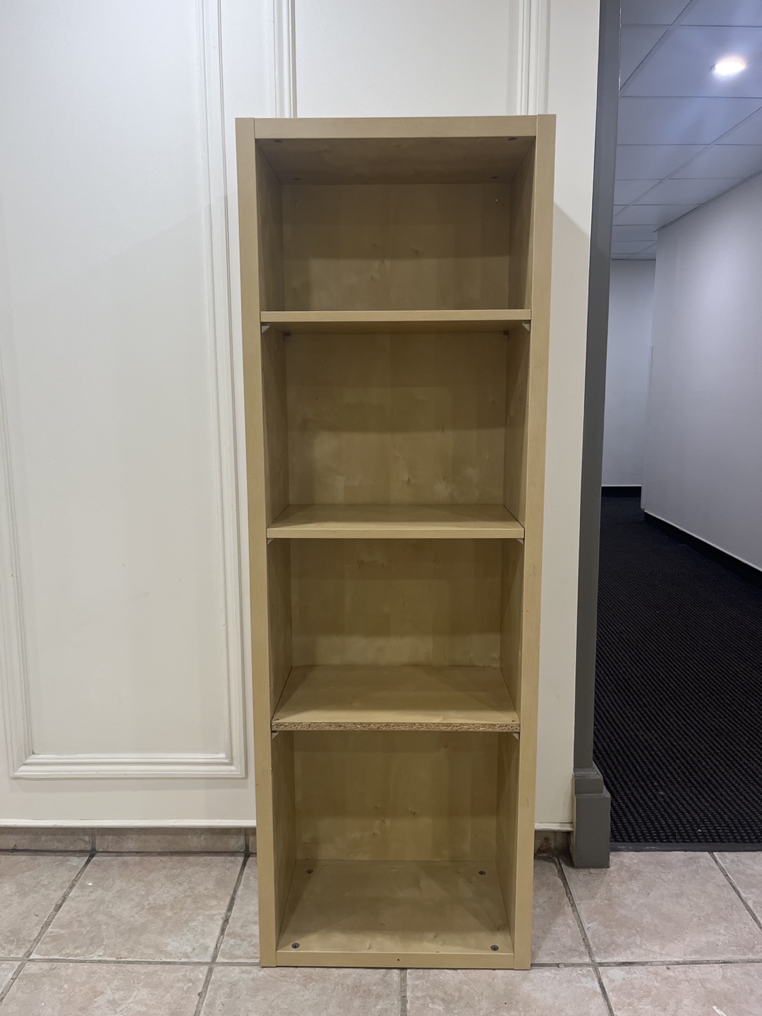 Tall Wooden Bookshelf