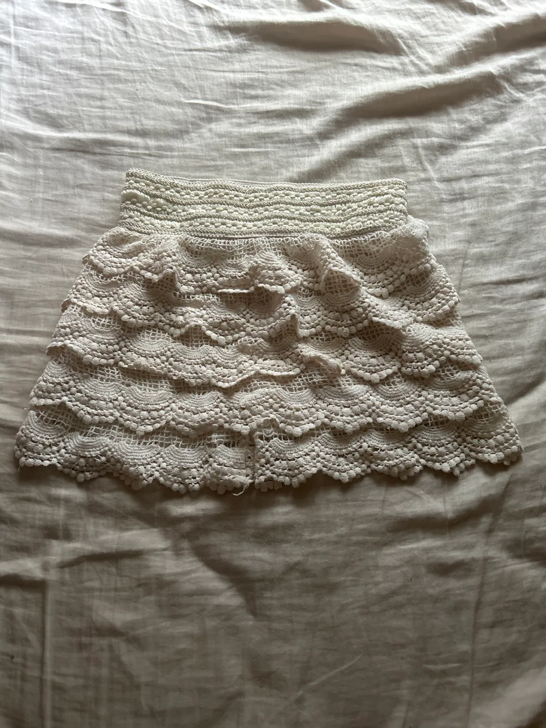 Crochet White Lace Bloomers thumbnail