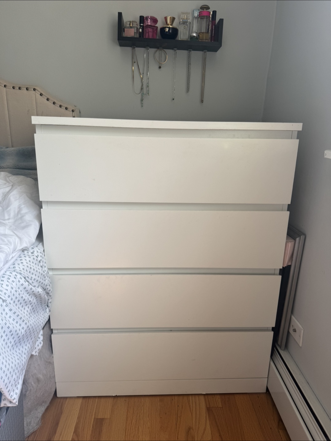 IKEA Malm 4-Drawer Dresser - White