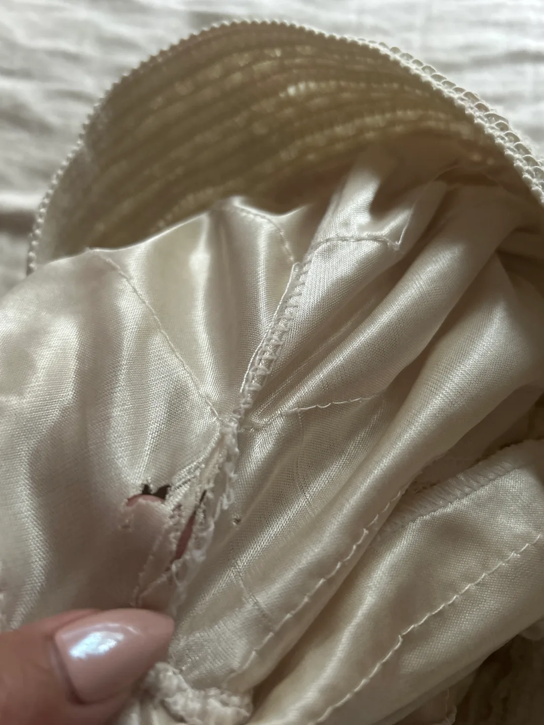 Crochet White Lace Bloomers image indicator(2)