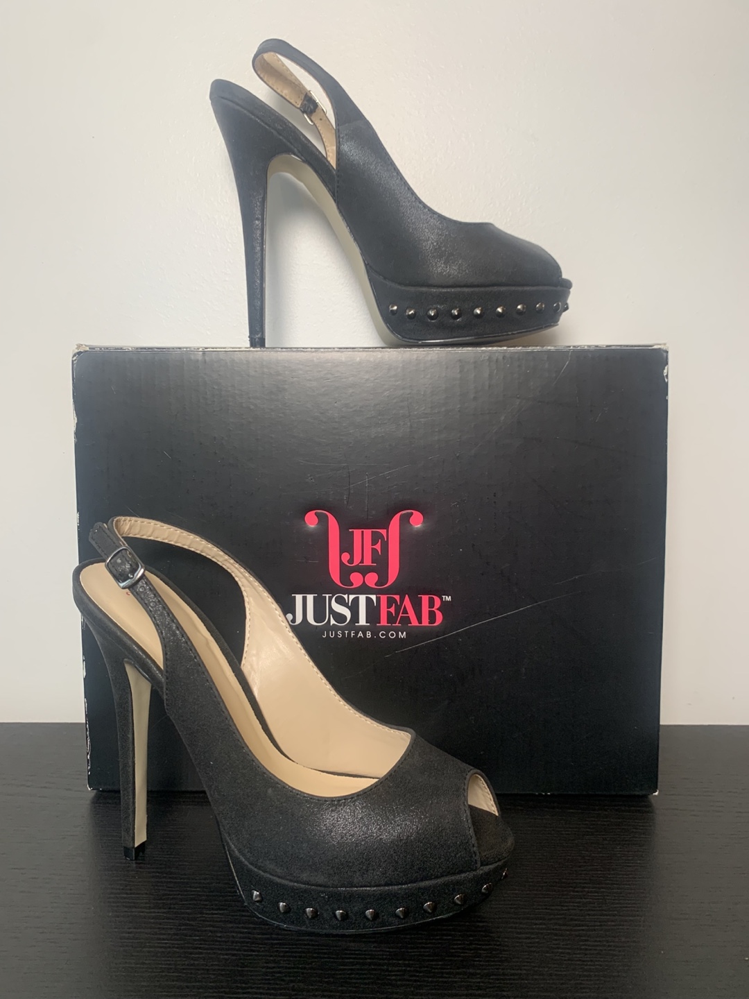 JustFab Black Heels Size 8