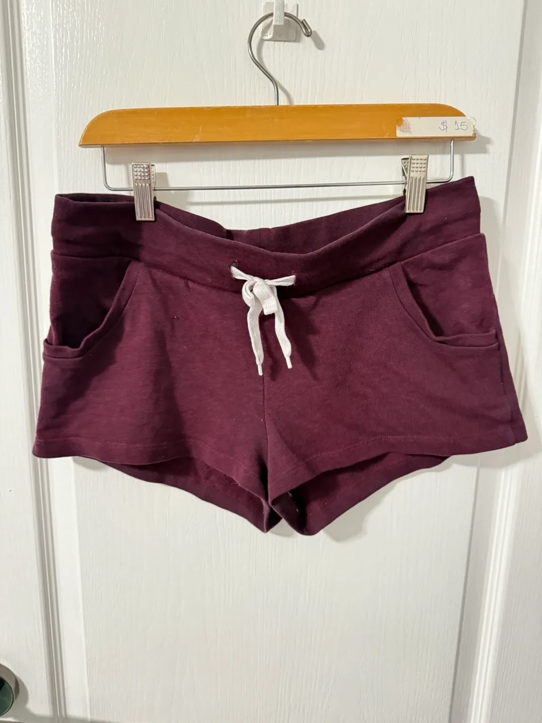 Burgundy Lounge Shorts thumbnail