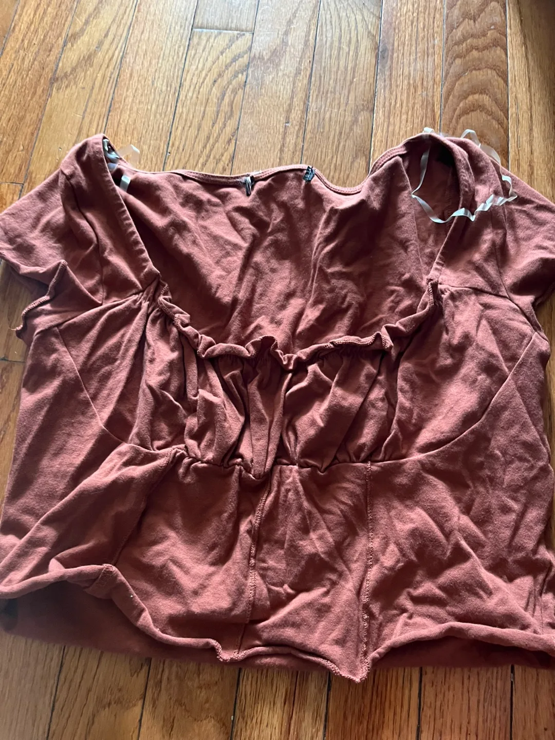 Brown Crop Top - Size L thumbnail
