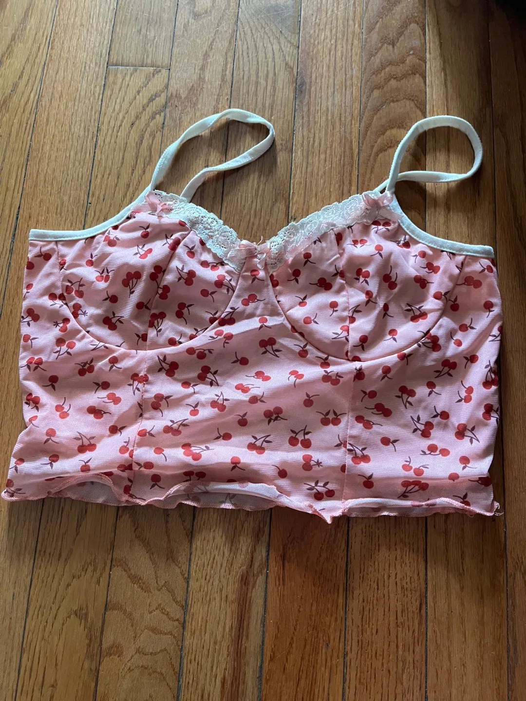 Cherry Print Cami Top thumbnail