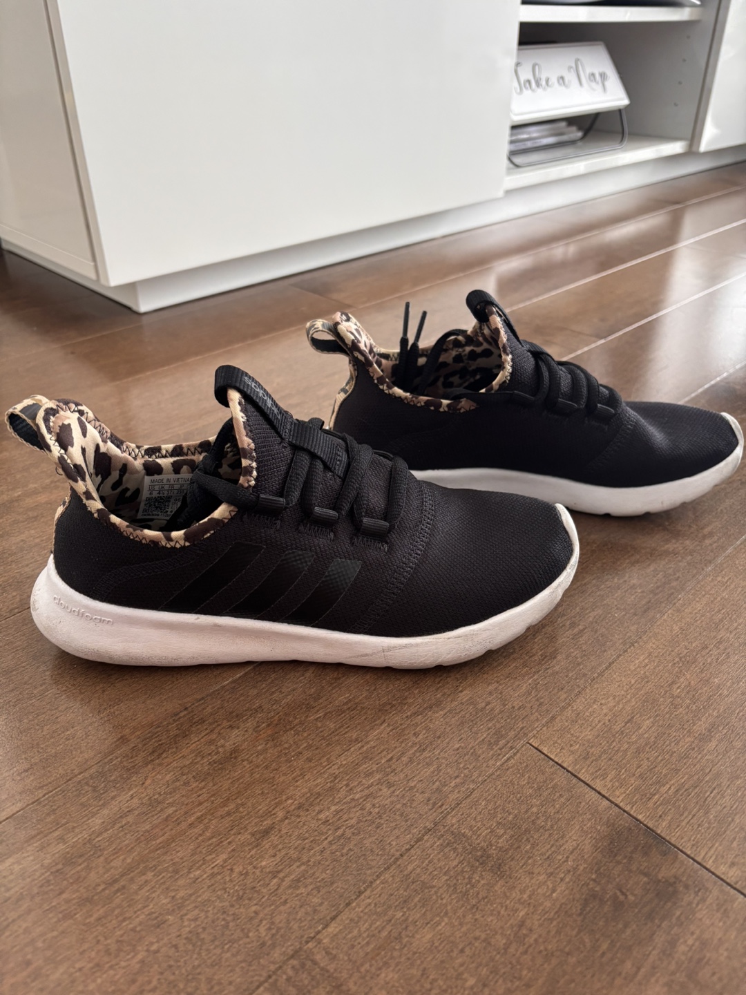 Adidas Cloudfoam Sneakers - Black & Leopard - photo 2