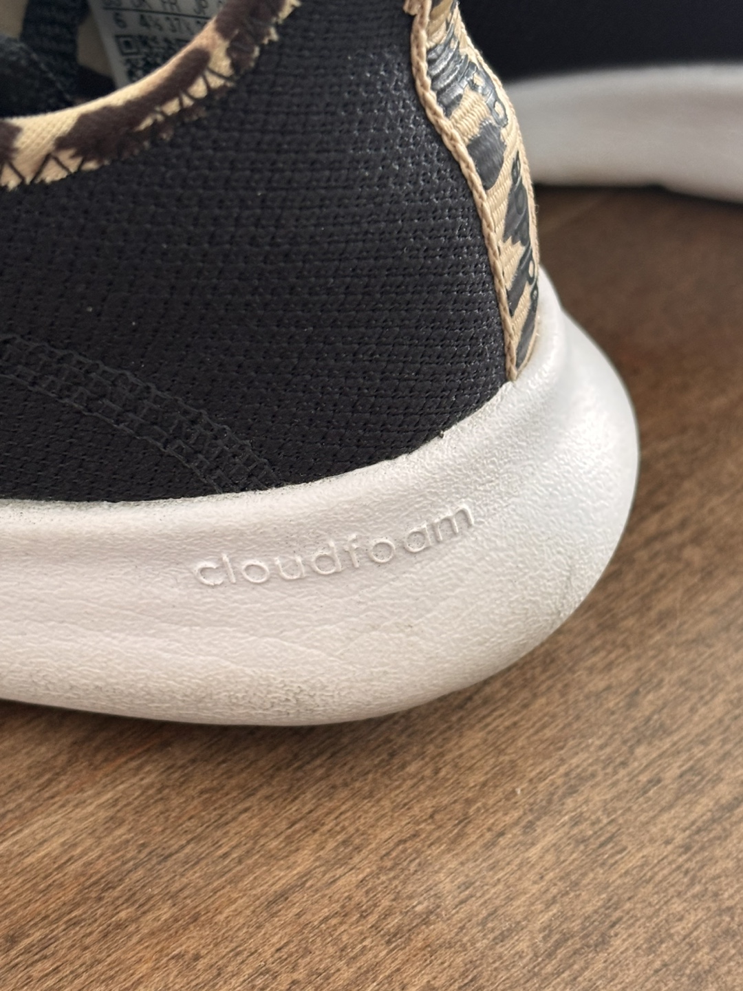 Adidas Cloudfoam Sneakers - Black & Leopard - photo 4
