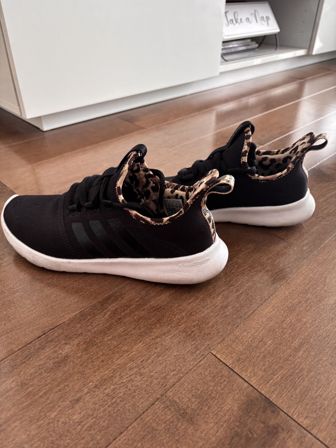 Adidas Cloudfoam Sneakers - Black & Leopard - photo 3