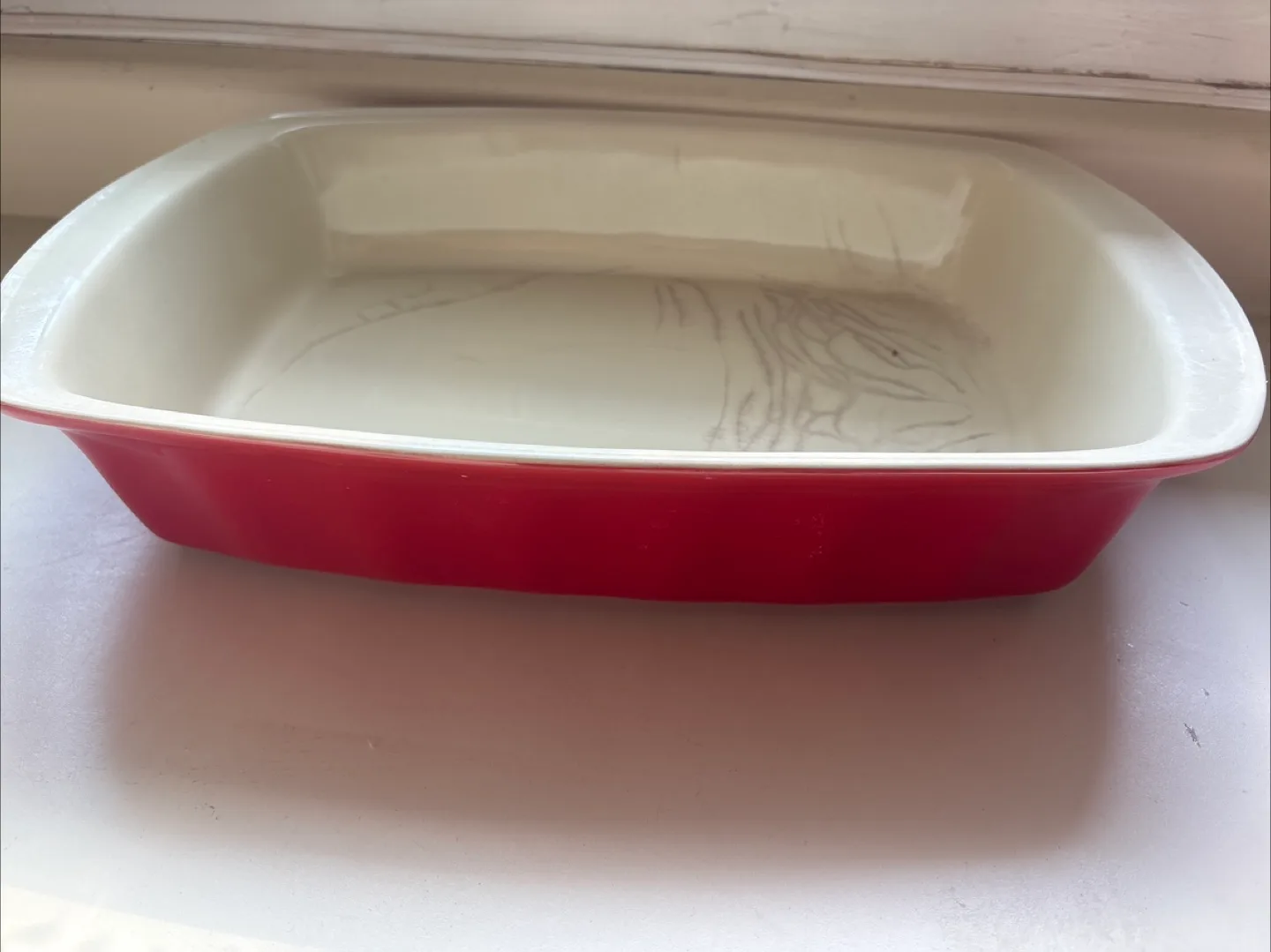 Red Ceramic Baking Dish thumbnail