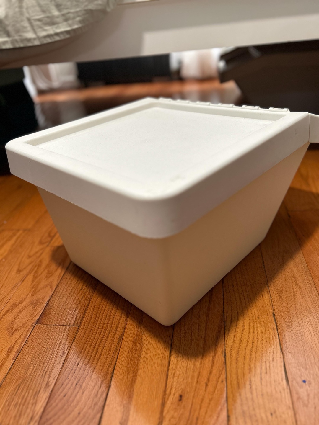 3 Ikea Trofast Storage Boxes with Lid, White