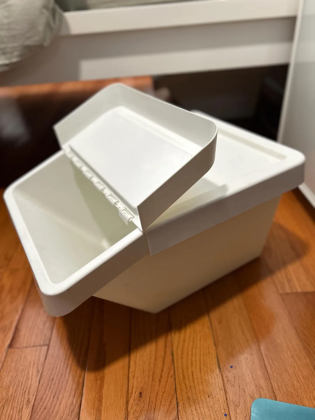 3 Ikea Trofast Storage Boxes with Lid, White image indicator(2)