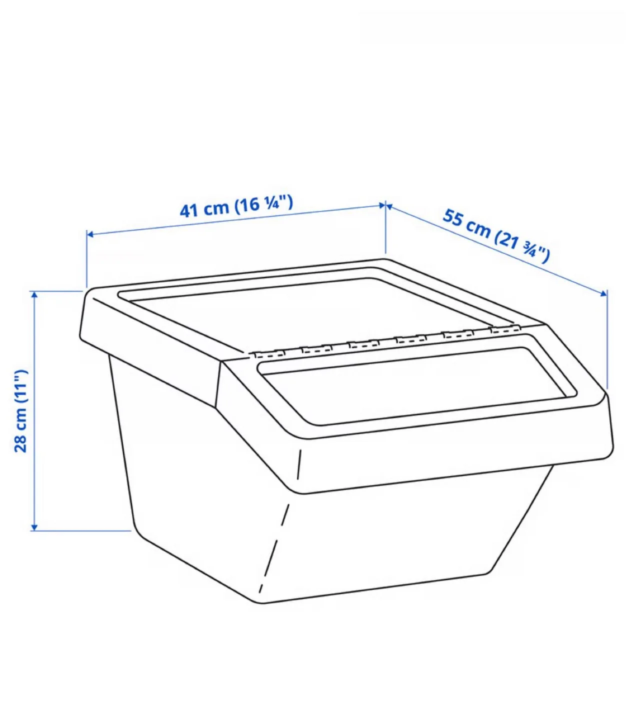 3 Ikea Trofast Storage Boxes with Lid, White image indicator(4)