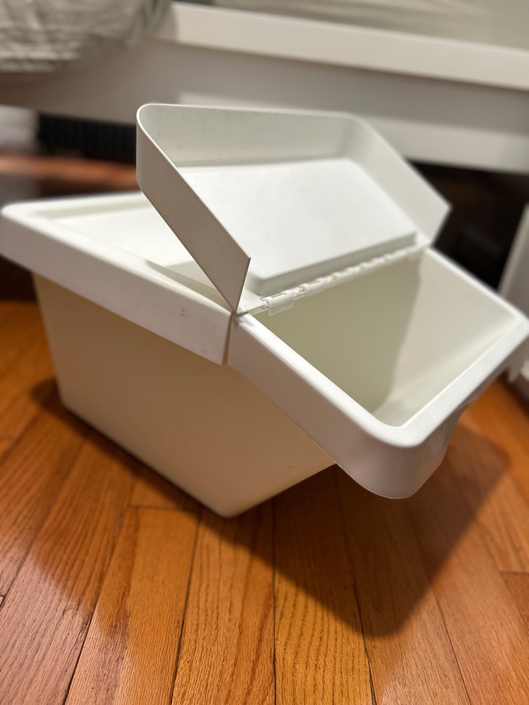 3 Ikea Trofast Storage Boxes with Lid, White - photo 3