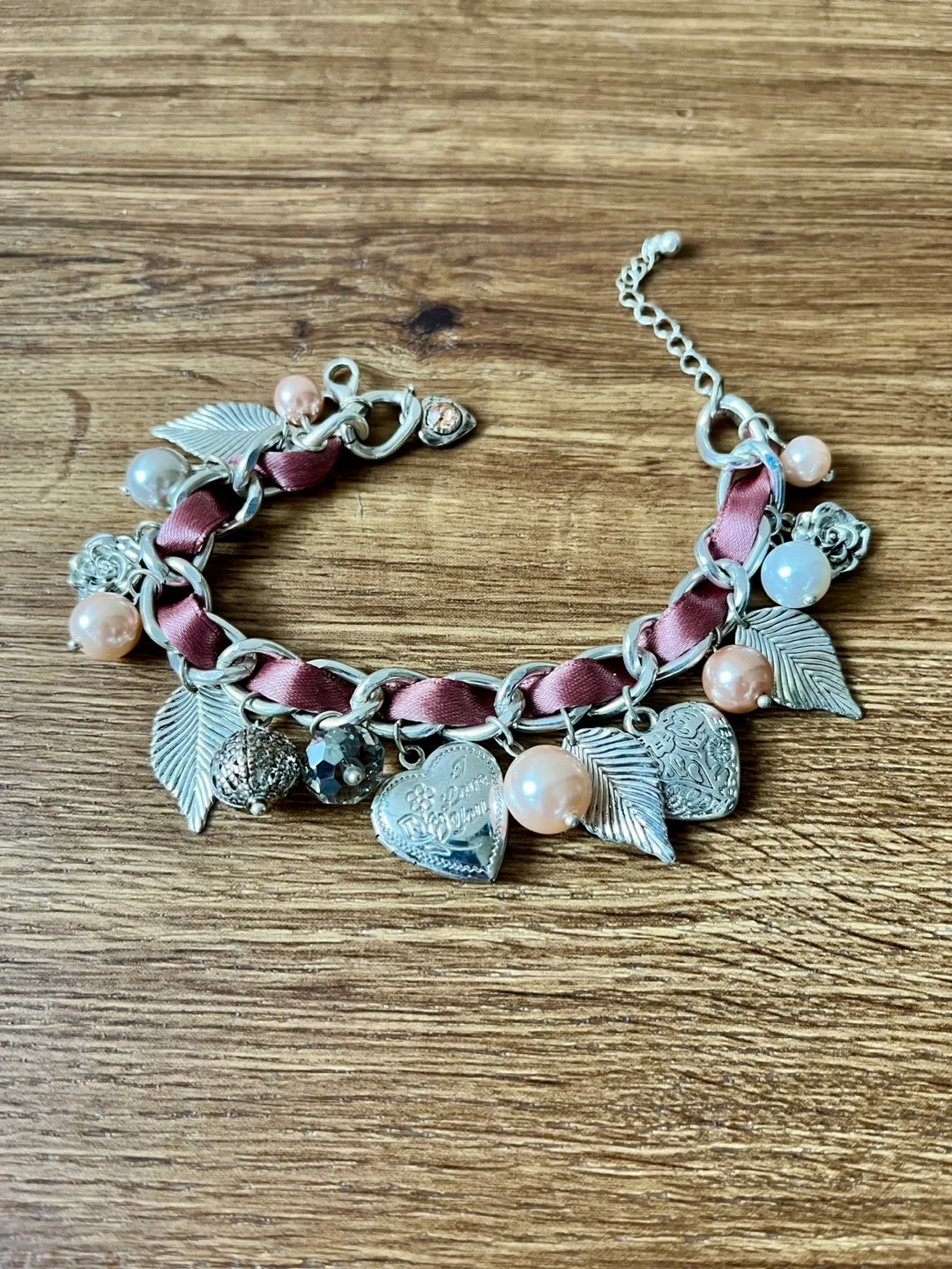 Charm Bracelet with Heart Locket thumbnail