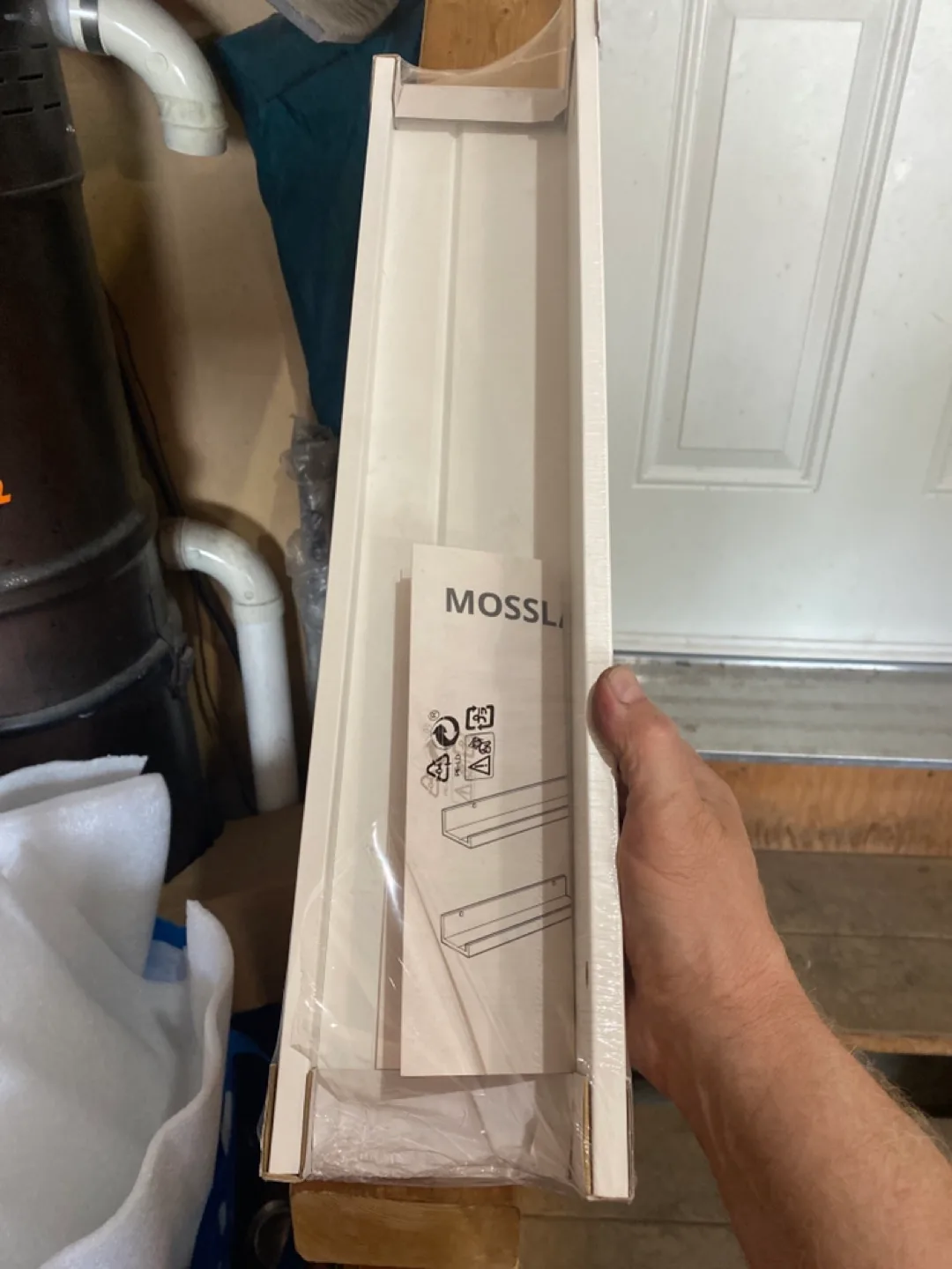 IKEA Mosslanda Picture Ledge, White thumbnail