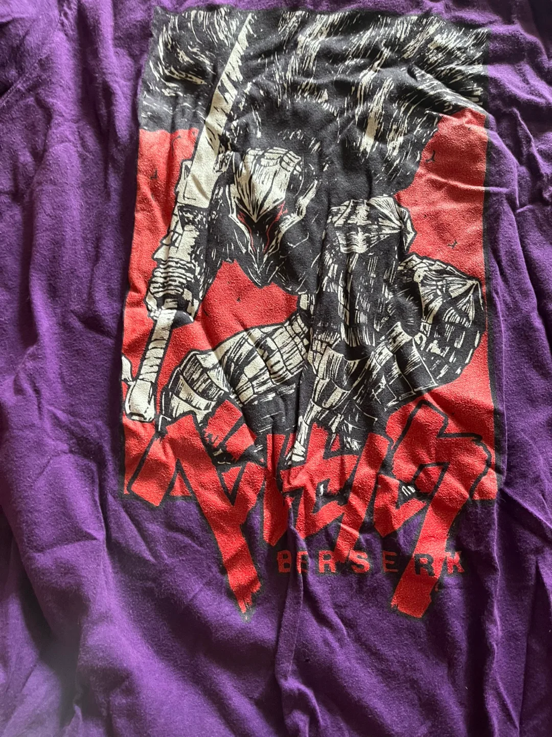 Berserk Purple Graphic Tee - Size M thumbnail